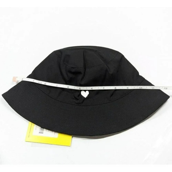 Kerri Rosenthal Women's Bucket Hat Heart In Black Cotton - O/S (MSRP $128) - Picture 6 of 7